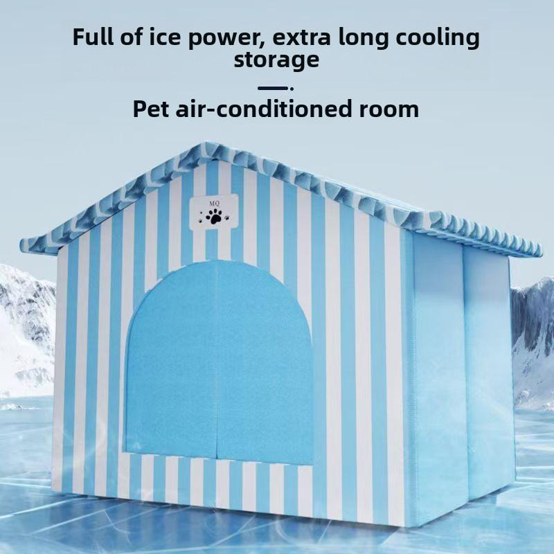 Rain-proof Stray Cat House Outdoor Feral Cat Houses Enclosed Pet Tent To Prevent Heatstroke Pet House Cool in Summer for Outsid