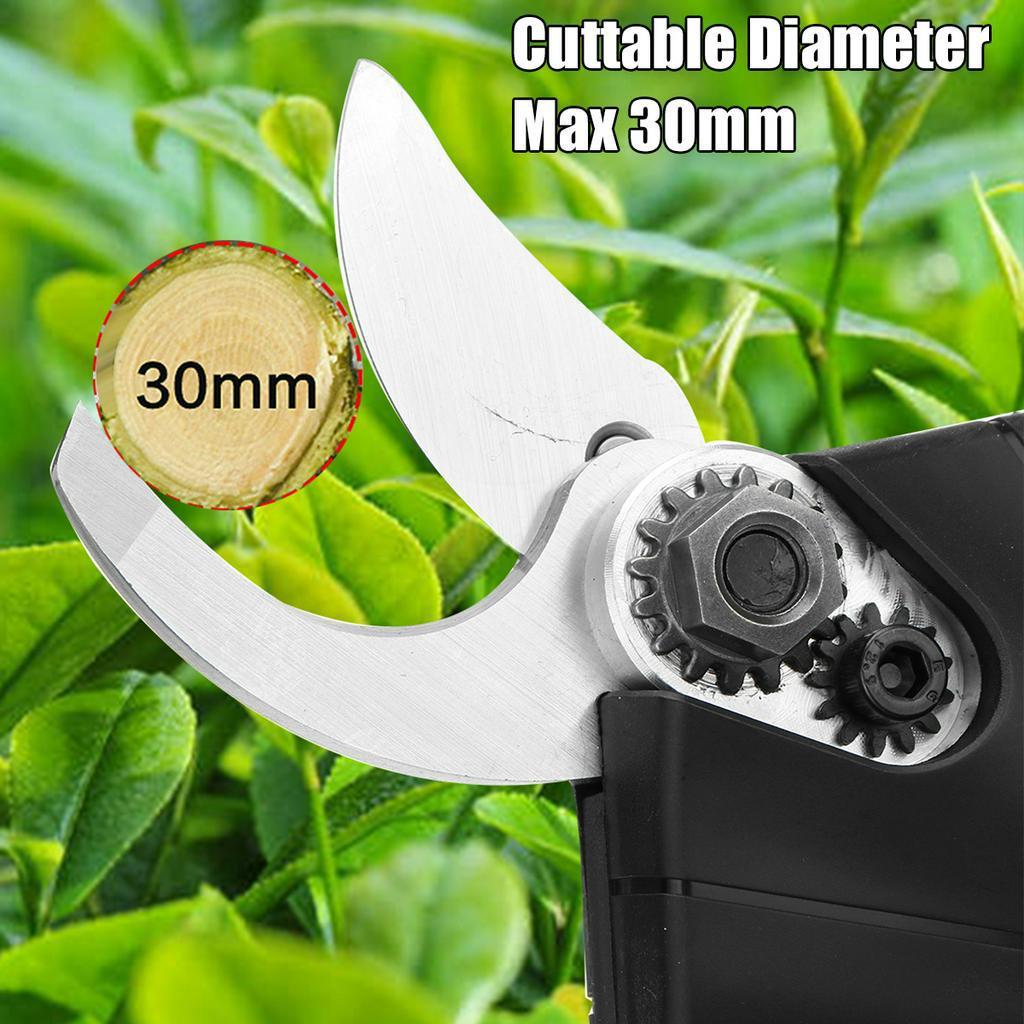 220W 98V Cordless Pruner Lithium-ion Pruning Shear 15000mAh Fruit Tree Bonsai Pruning Electric Tree Branches Cutter Landscaping