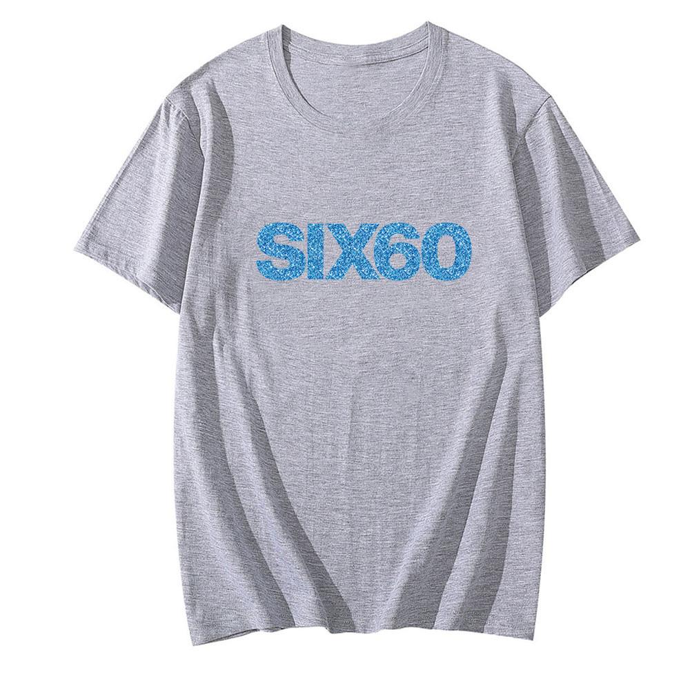 

Six60 T-Shirt Casual Fashion Unisex Tops Soft 100%Cotton Round Neck Camisetas Short Sleeve Graphic Printing Clothing Summer tops Anime T-shirt XS серый
