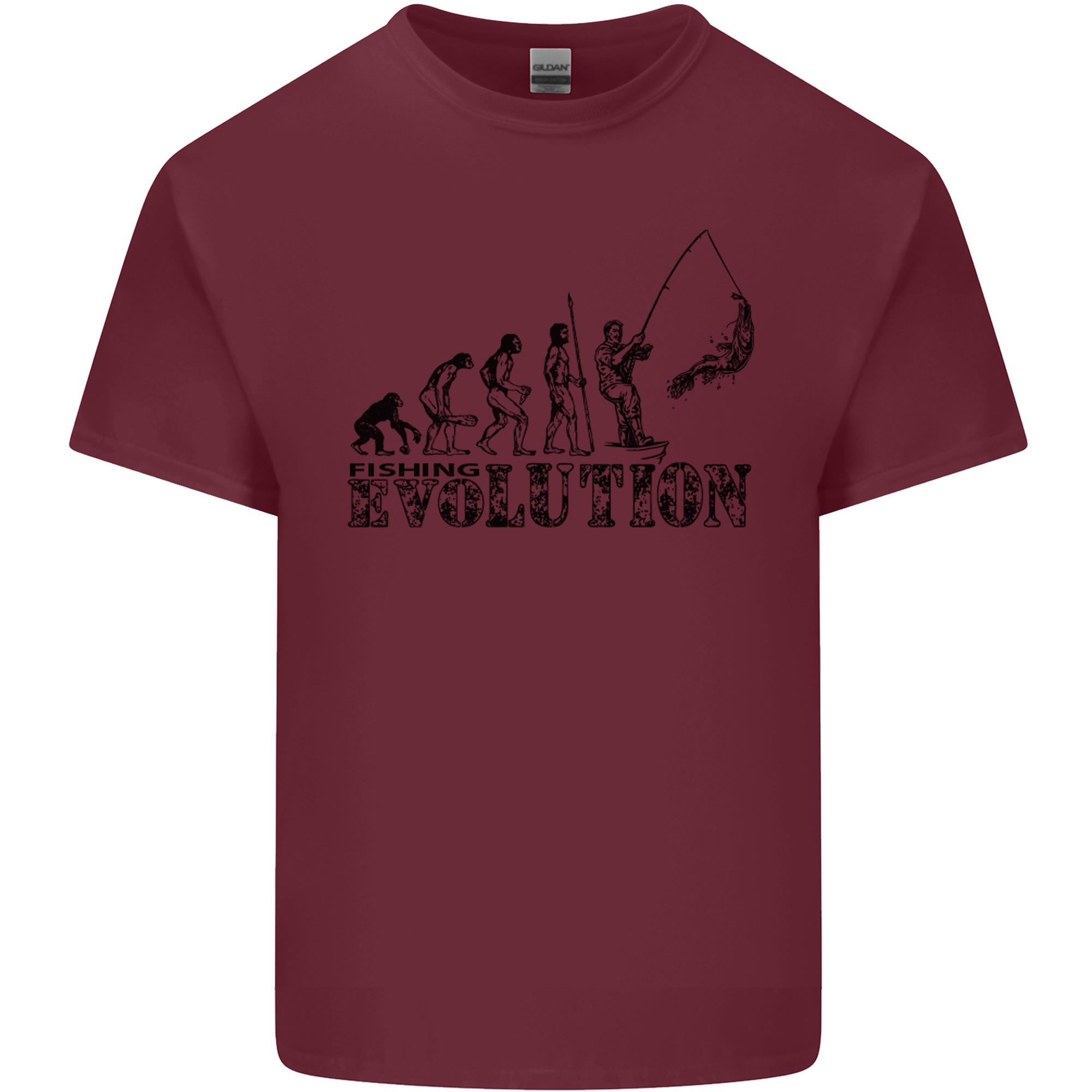 Evolution of a FisherUnisex Funny FisherUnisex Unisexs Light Cotton TShirt S