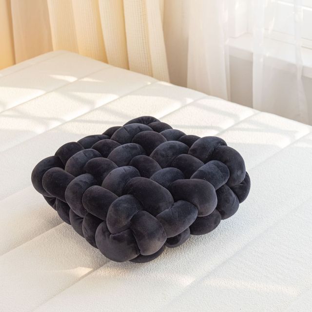 Ins – coussin tricoté à la main, coussin de canapé, Tatami, fenêtre, pet, bureau, chaise sédentaire, coussin de voiture, oreiller de canapé 30x33x12cm