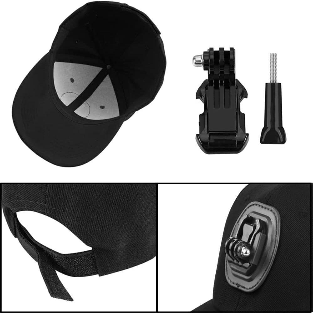 Action Cameras Head Mount Hat For GoPro 5 Hero 9/8/7/6/5/4/3 Plus/3/2/1/DJI OSMO