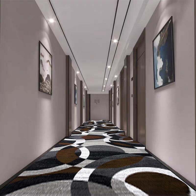 Nordic Geometric Style Long Corridor Carpet Luxury Hallway Area Rugs Non-slip Stair Floor Mat Aisle Carpet Runner Customizable