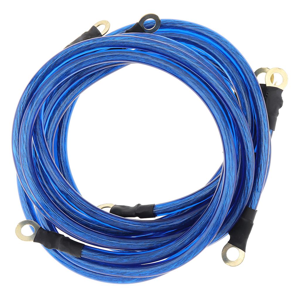 Auto Voltage Stabilizer Universal Car Fuel Saver Voltage Stabilizer Regulator Ground Wires 10mm 8 Point Octagon 6 In 1 Battery