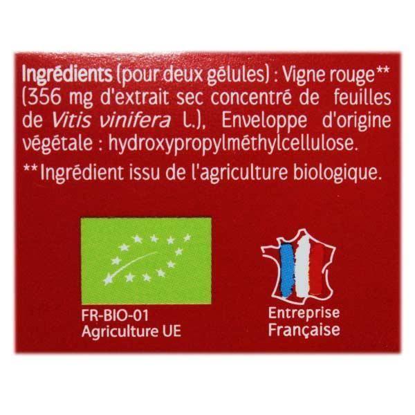 Naturactive Vigne Rouge Bio 30 Gélules Végétales