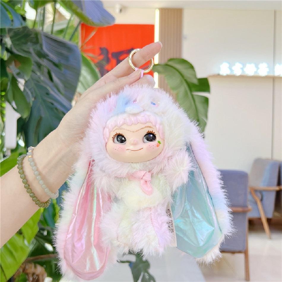 New Wakuku Fuzzy Trendy Fun Party Cute Wakuku Action Figure Cute Doll Plush Pendant Keychain Doll Girl Birthday Gift Toys