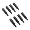 8pcs Car Valve Cover Bolt Nut Black Powder Coated Replacement for SBC Small Block 283 305 327 350 383 400 Engines