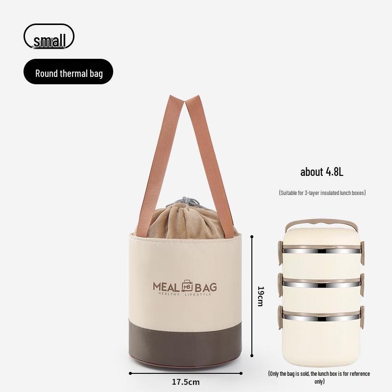 Insulated Waterproof Lunch Bag for Office Workers and Students