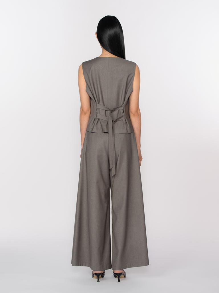 TOSE Front Pleated Pants Mocha
