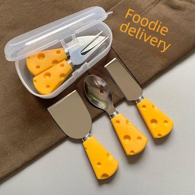 Kreatives Western-Geschirrset: Käse- und Buttermesser, Obstgabeln und -löffel, Toastaufstrich, Marmeladenmesser
