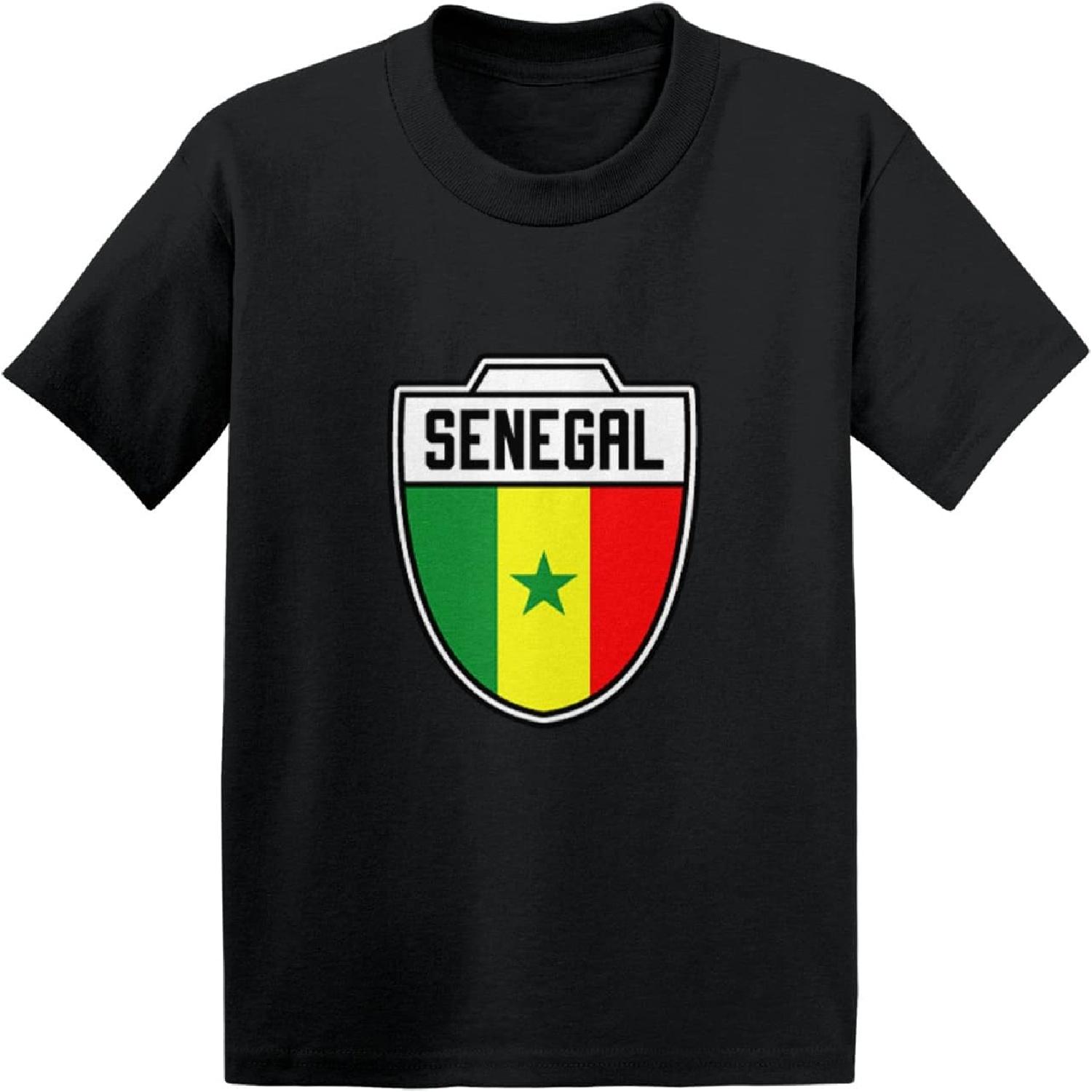 Senegal Soccer Crest - Country Pride Infant_Toddler Cotton Jersey T-Shirt S разноцветный
