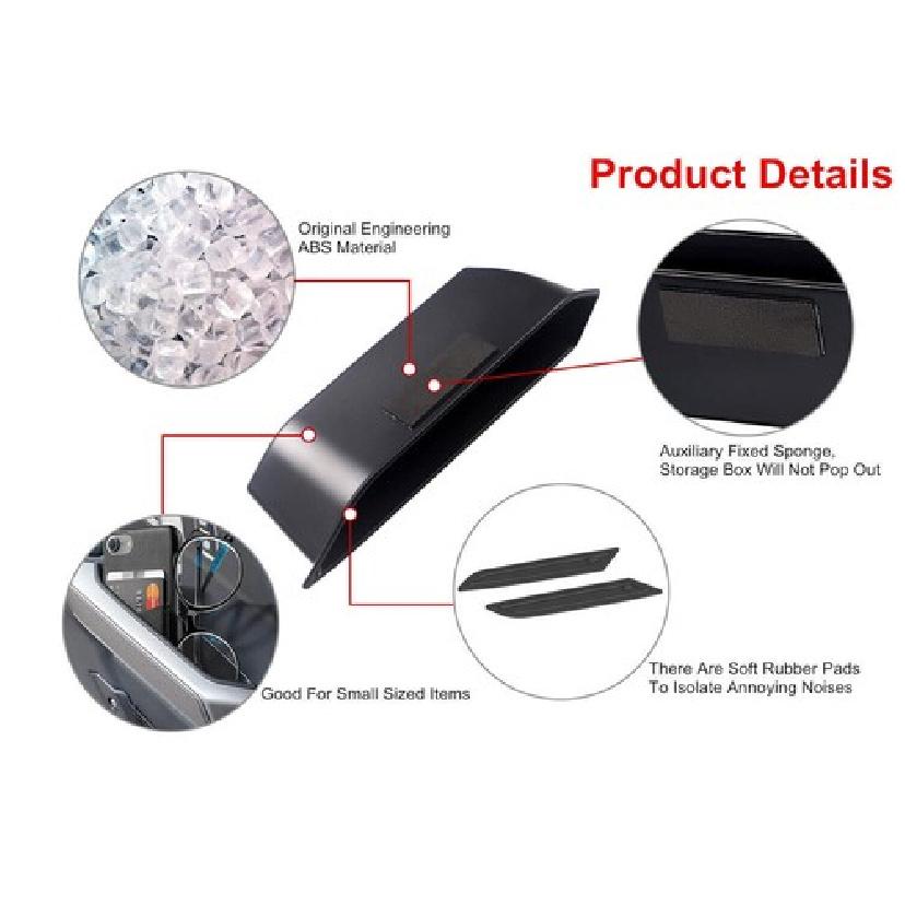 -2024 Ford Bronco Door Handle Storage Box 2pc Organizer Tray Car Accessories