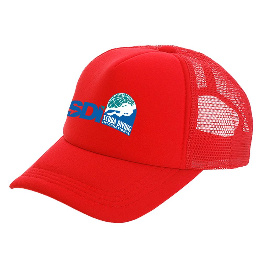 Scuba Diving International SDI Trucker Cap Unisex Hut Baseball Cap Coole Sommer Unisex Mesh Net SDI Hüte