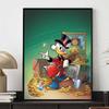 Diamond Painting Scroge McDuck Glück Thema Kunstmalerei Strass 5D Mosaik Handgemacht DIY Kreuzstich Geschenk Heimdekoration