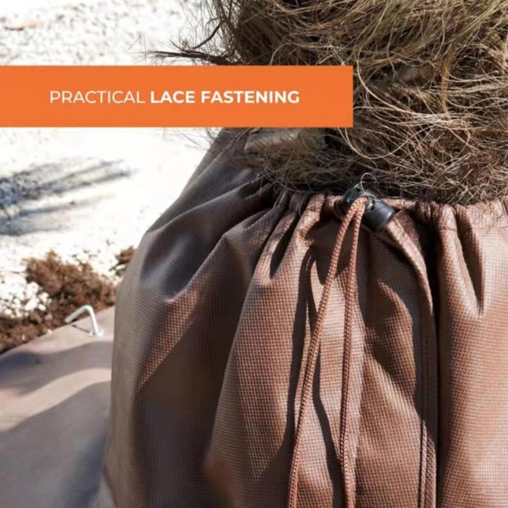 Plant Covers Freeze Protections Palm Tree Root Protector Wrap Winter Cold Weather Frost Blankets Winter Tree Trunk Root Care, Brown