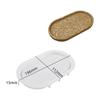Silicone Storage Tray Mold Crystal Epoxy Coaster Mold Jewelry Display Stand  Home Decoration