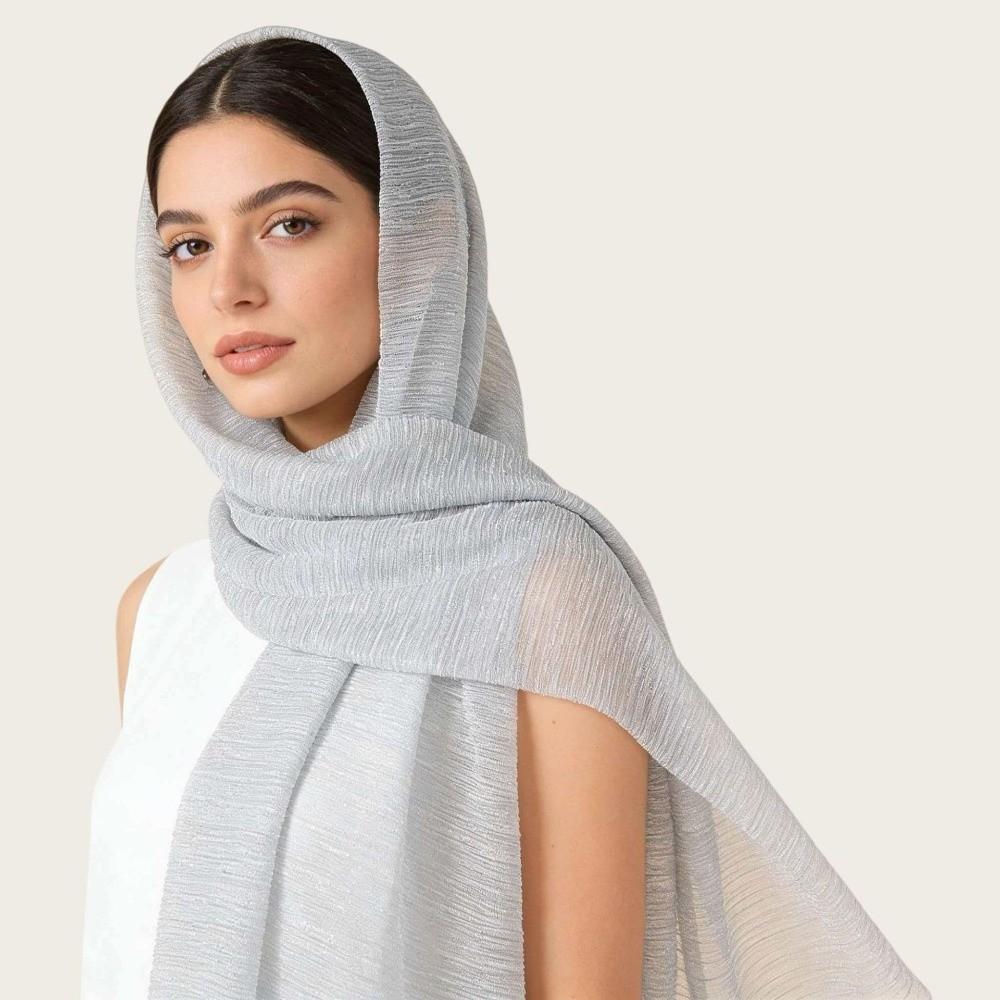 Solid Color Plain Headscarf Breathable Modest Shawl Wrap Fashion Long Hijab For Women