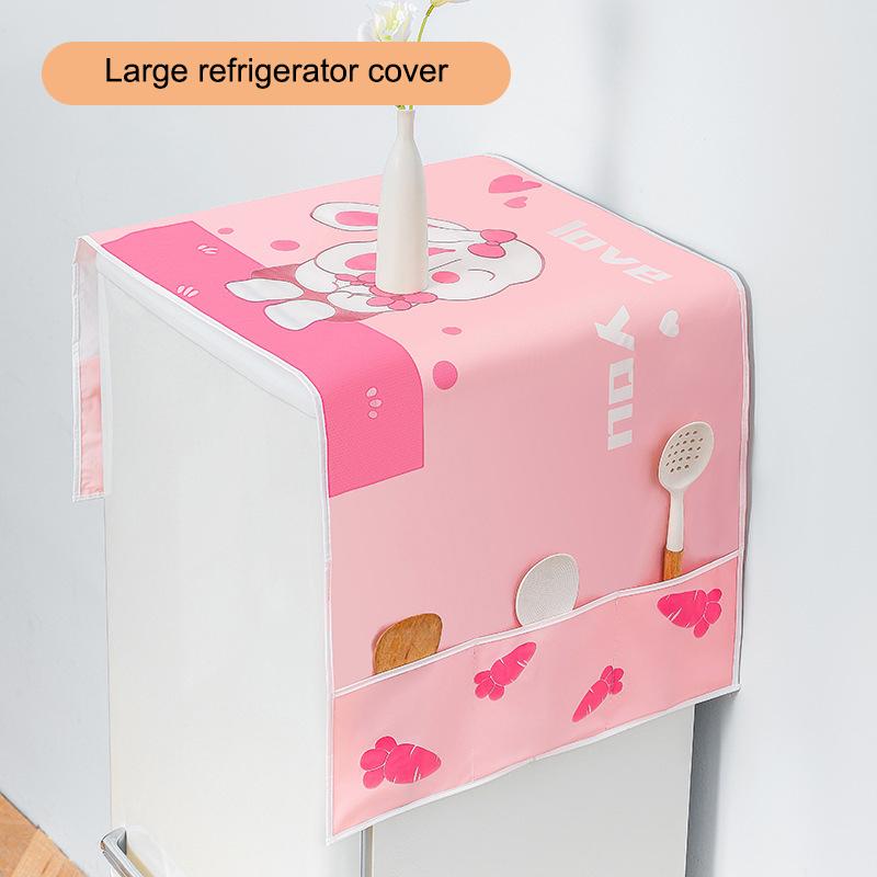 Refrigerator And Washing Machine Dust Cover Storage Hanging Bag Washable Protect Cover Cloth Storage Bag
