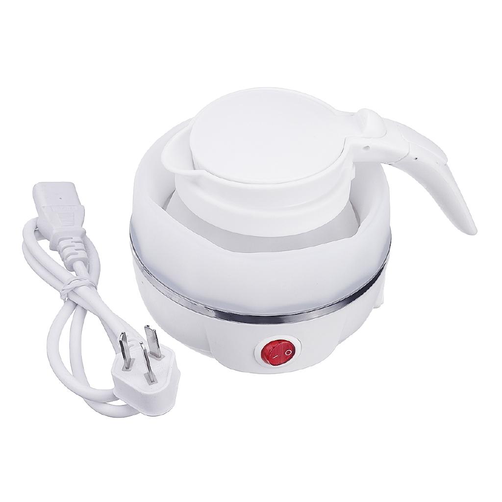 680W Electric Kettle Silicone Travel 600ml Mini Foldable Electric Kettles Portable Water Boiler Collapsible Camping 220V