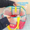 Gauze Mesh Beach Bag Dry Wet Mesh Handbag Toiletry Bag Summer Shoulder Bag Outdoor