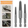Water Pipe Extractor Drill Bits Guide Set Screw Extractor Screwdriver Extension Center Drill Bit