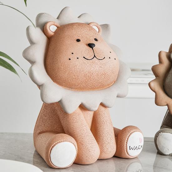 Money Box Eco-friendly Fashion Water-resistant Resin Party Home Home Figurines Piggy Decoration Bank