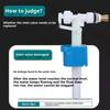 1Pcs High Pressure Side Inlet Valve Cistern Toilet, G3/8 G1/2 Inch Connection, Toilet Drain and Filling Valve