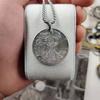 1934 Skeleton Necklace, Statue of Liberty, Blowable, Collected Coin