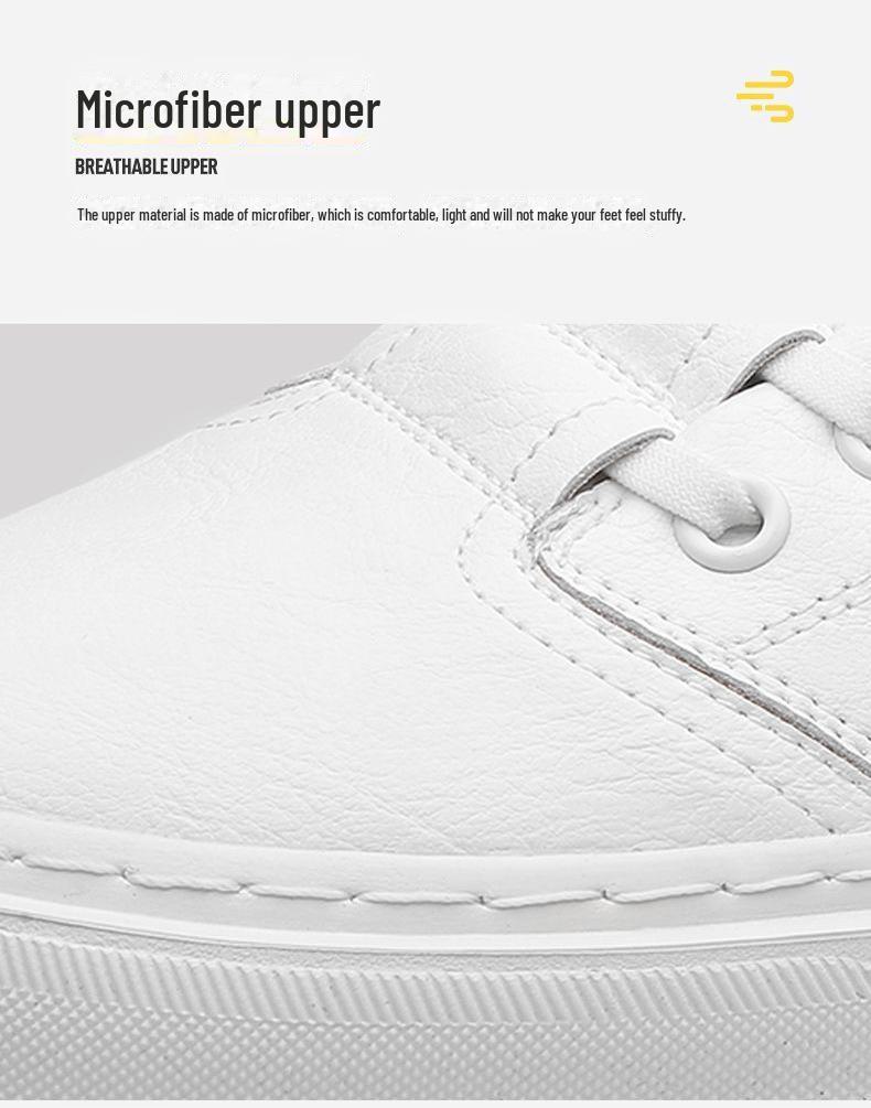 2024 Męskie wiosenne modne skórzane buty sportowe casualowe - modny i prosty design