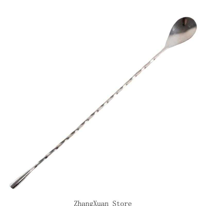 3XUF Professional 30cm Cocktails Spoon With Polished Finish For Bartending Essential