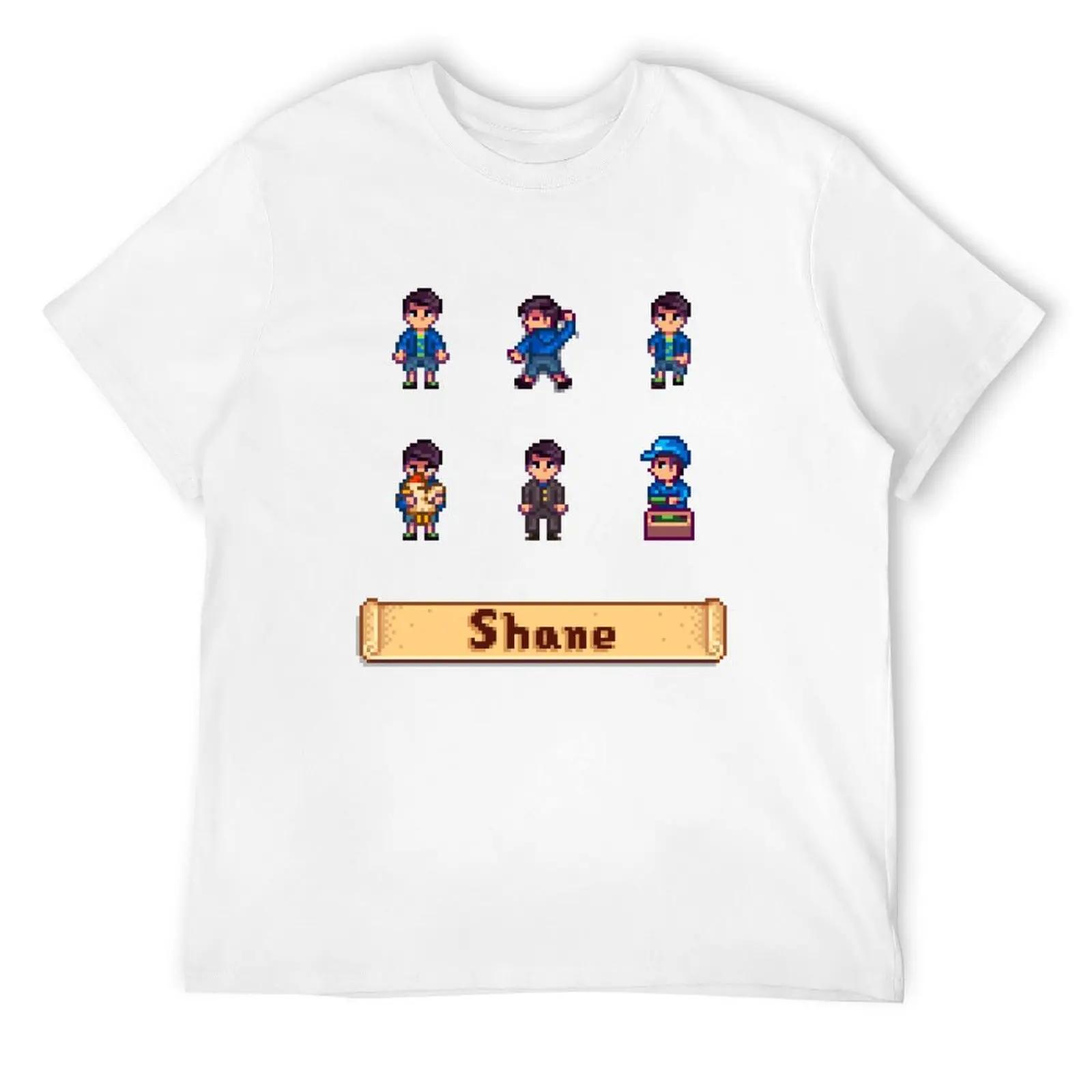Stardew Valley Sprites Shane TShirt Blouse tees Unisexs t shirts casual stylish 2025 new model S
