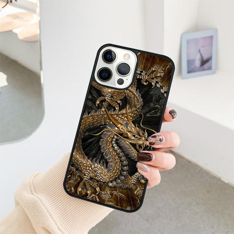 Legendary Chinese Dragon Phone Case For iPhone 17 Air 16 15 14 11 12 13 Pro  MAX Plus coque Cover Shell