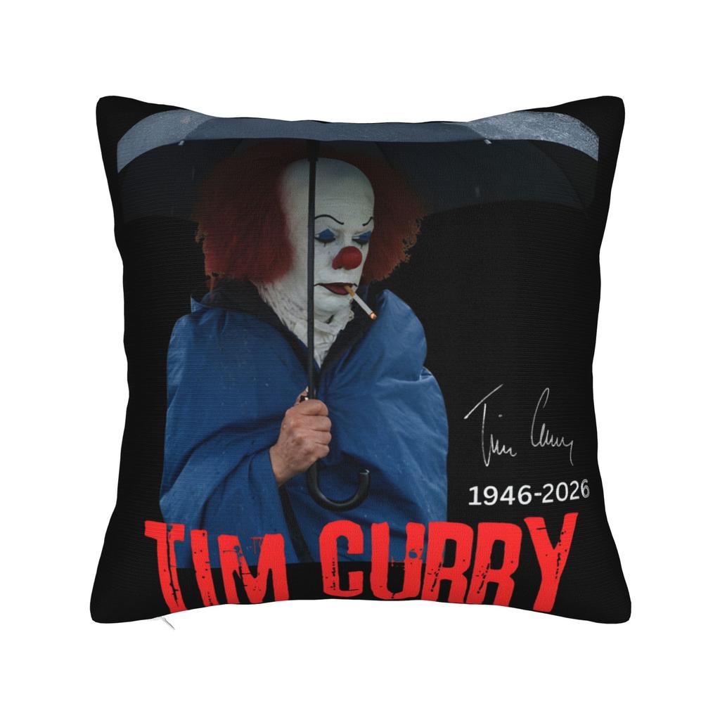 Decorative Pillowcases RIP Tim Curry Merch Home Pillow Case Cover Zippered Multiple Sizes