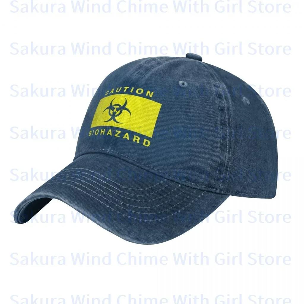 Fashion BIOHAZARD Baseball Cap for Unisex Cotton Hats Adjustable Hat Casual Truck Driver Hat