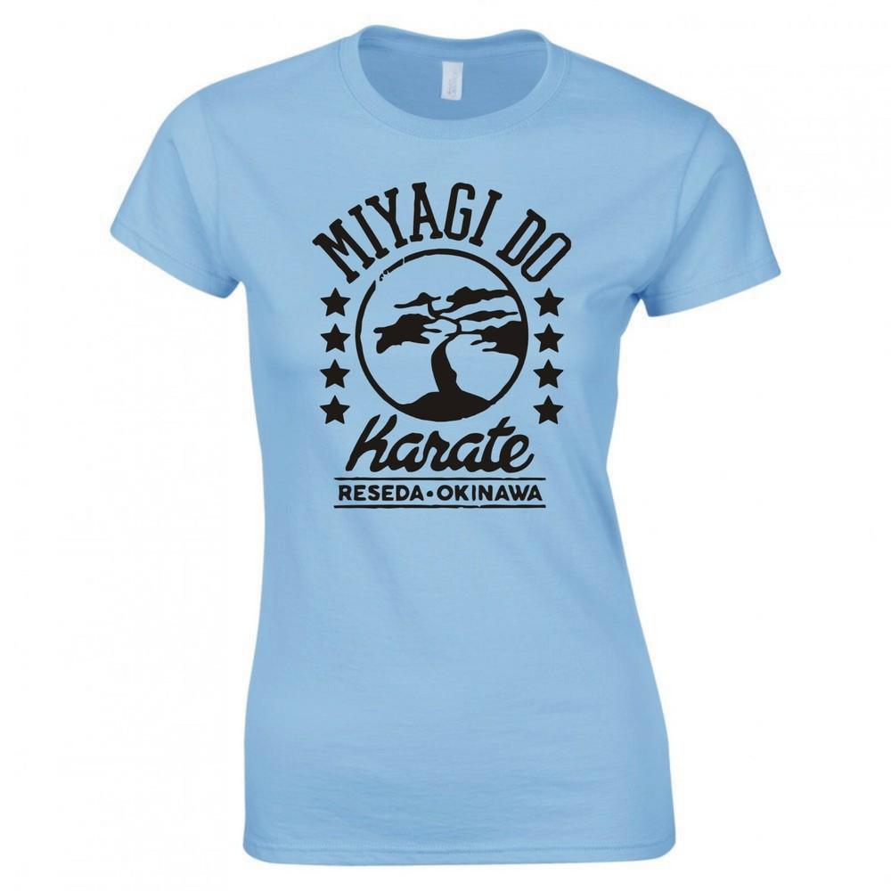 Inspired By Karate Kid Miyagi Do Karate Ladies Skinny Fit Tshirt S