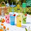 10 Reusable Spiral Straws Football Football Themed Party. These Plastic Straws Are From The Football Series