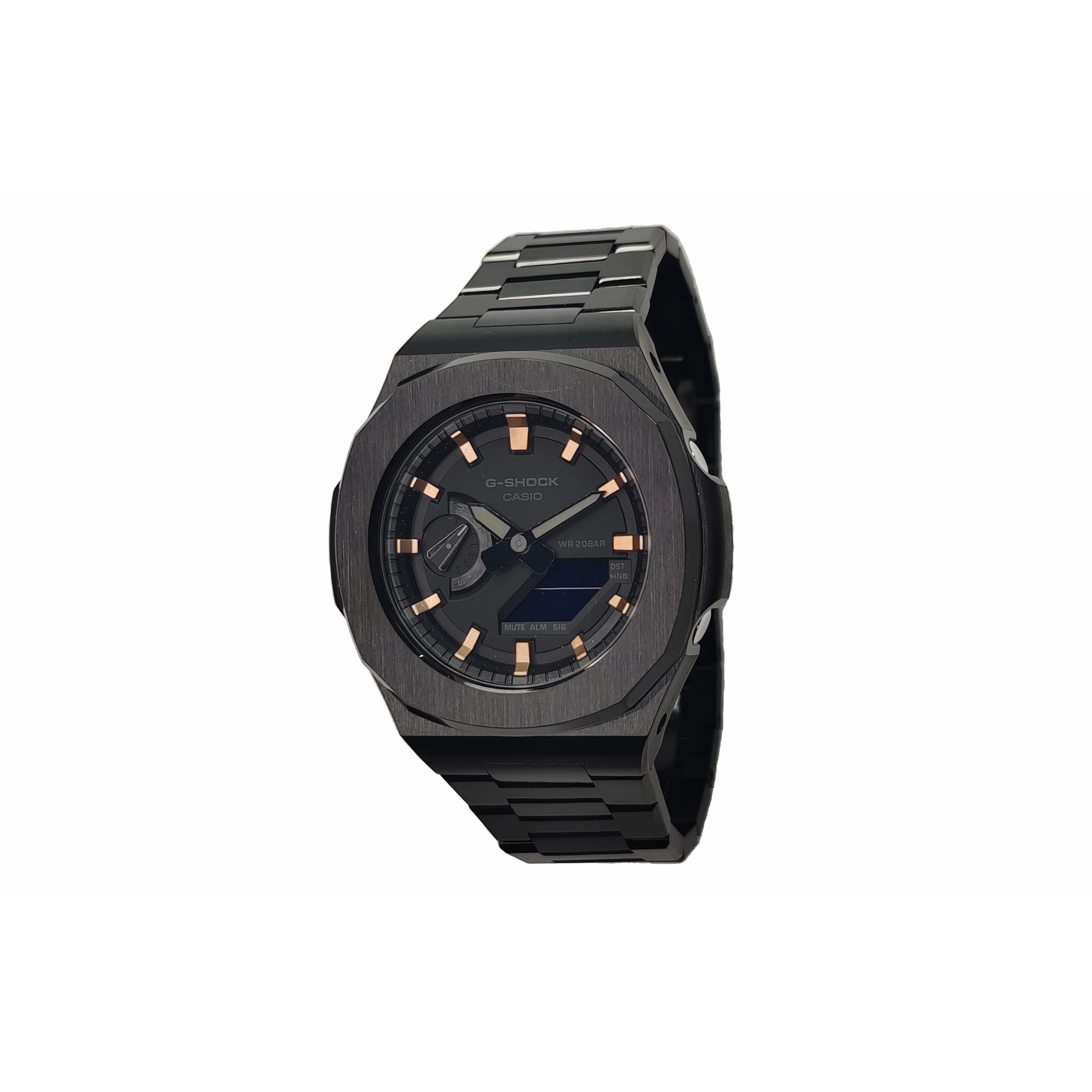 

CASIO Custom Collection Watch Gift Box Electronic Movement Stainless Steel Strap Watch Men s Watches GA-2100-1A1(Watch3--)