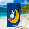 1pc Miffy4 Beach Towel, Beach and Seaside Swimming Pool Equipment, Fashion Pattern, Rectangular, Travel Essentials