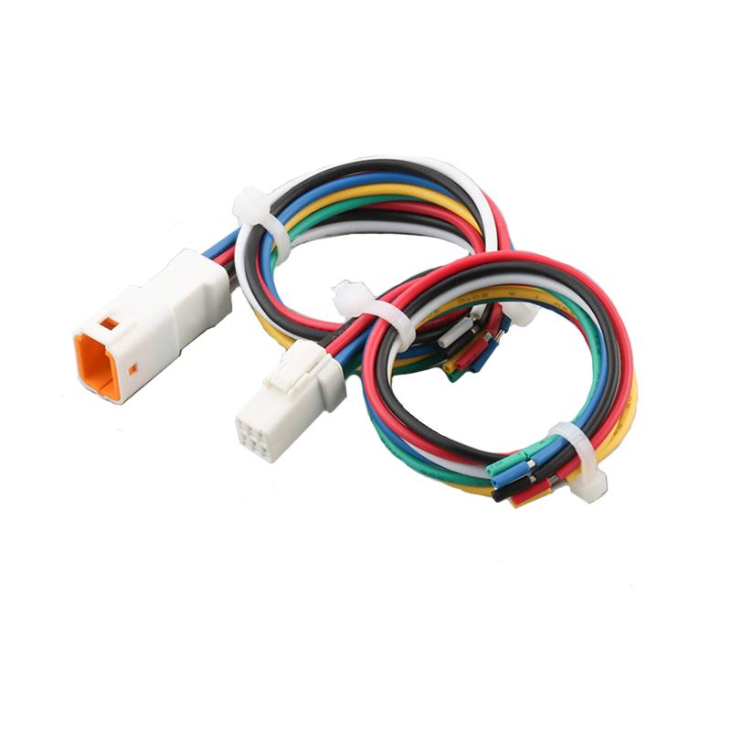 Waterproof Jst Connector 2p/3p/4p/6p/8p Connector Plug Socket With 20awg/0.3m ² Wire Harness 02t/02r/03t/03r