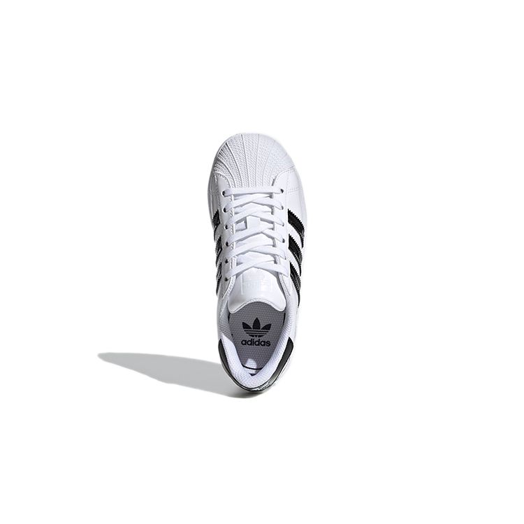 Adidas Originals Superstar Floral Comfortable Daily Wear Durable Low-Top Kids Skate Shoes Kids Sneaker White FW0777