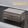 Jewelry Storage Box Transparent Multi-layer Large Capacity Ring Earrings Necklace Bracelet Home Internet Celebrity Drawer