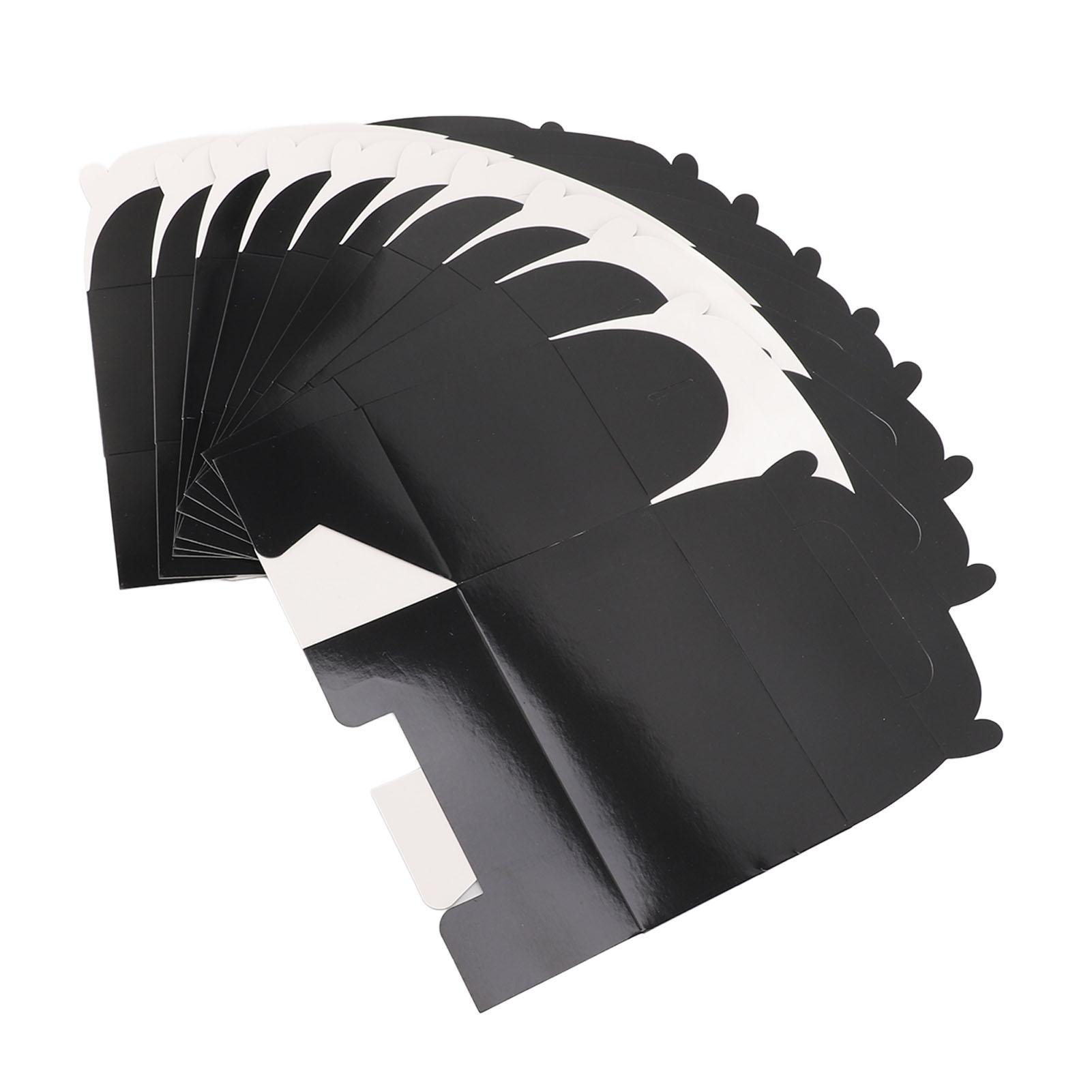 

10 шт. Black Gable Boxs Party Favor Boxs Portable Paper Bakery Boxs with Handle For Birthday