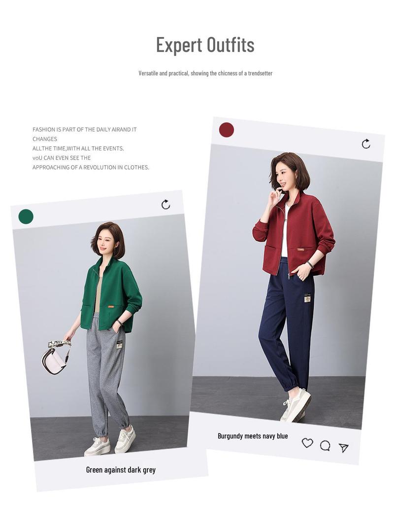 2024 New Women's Fashion: Chic Casual Sportswear for a Flattering Autumn Look