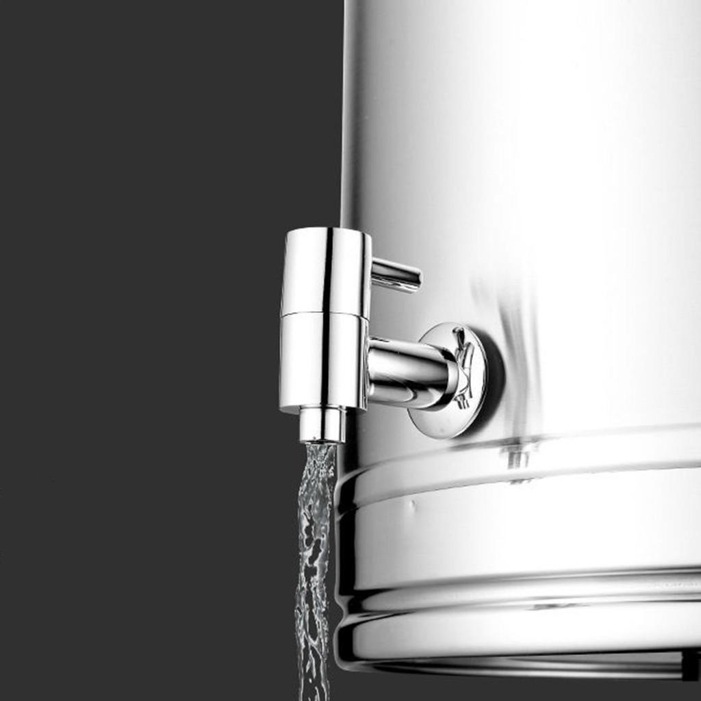 5L/9L/14L Kitchen Sealed Barrel With Faucet Stainless Steel Grease Container With Lid Airtight Milk Bucket Wine Sealed Tank