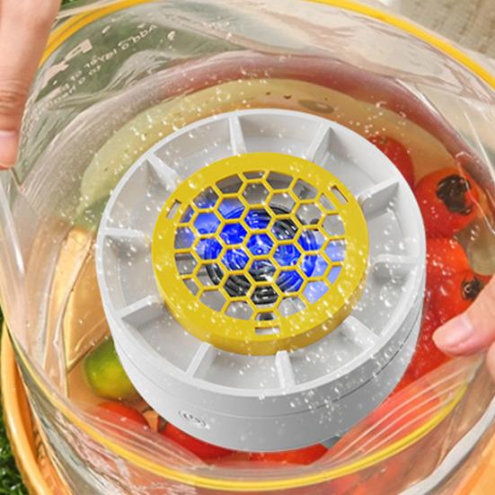 Fruit And Vegetable Cleaner Wireless Rechargeable IPX7 Waterproof Portable Fruit Purifier Cleaning Machine for Deep Cleaning
