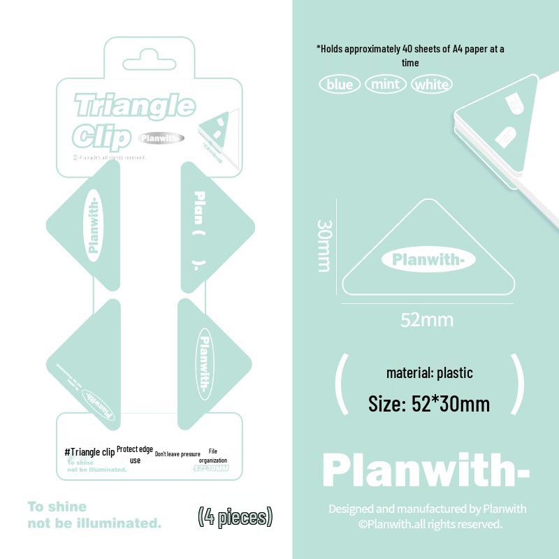 Треугольный Угольный Зажим для Бумаги Студенческий Органайзер - Маленький Длиннохвостый Шелковый Цветочный Зажим Канцелярские Товары