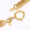 CHANEL Vintage CC Logos Chain Choker Necklace goldUsed