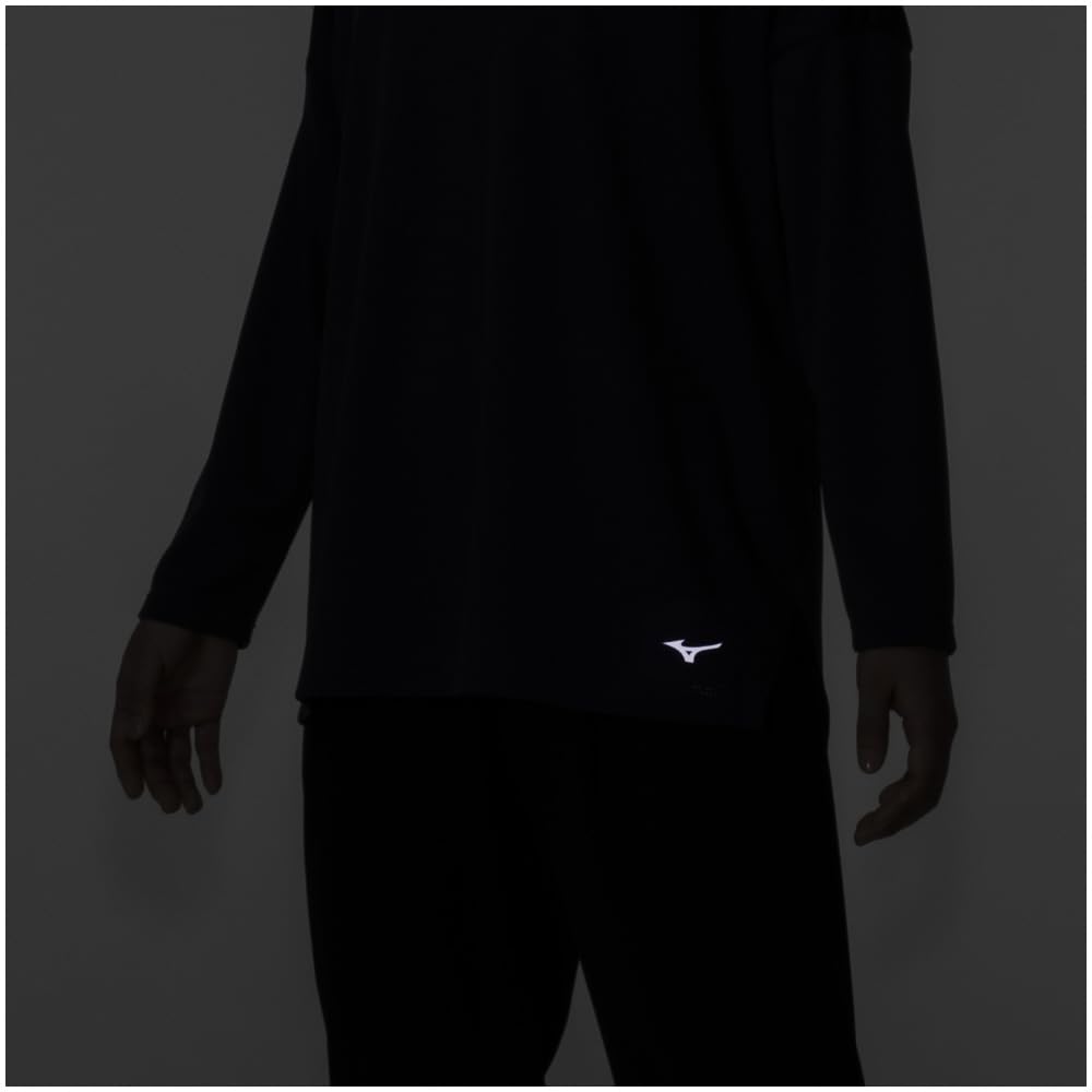 Mizuno Dry Aeroflow Training Highly Ombre Size 32MAA871 Women's T-Shirt, Breathable, Blue-Gray,