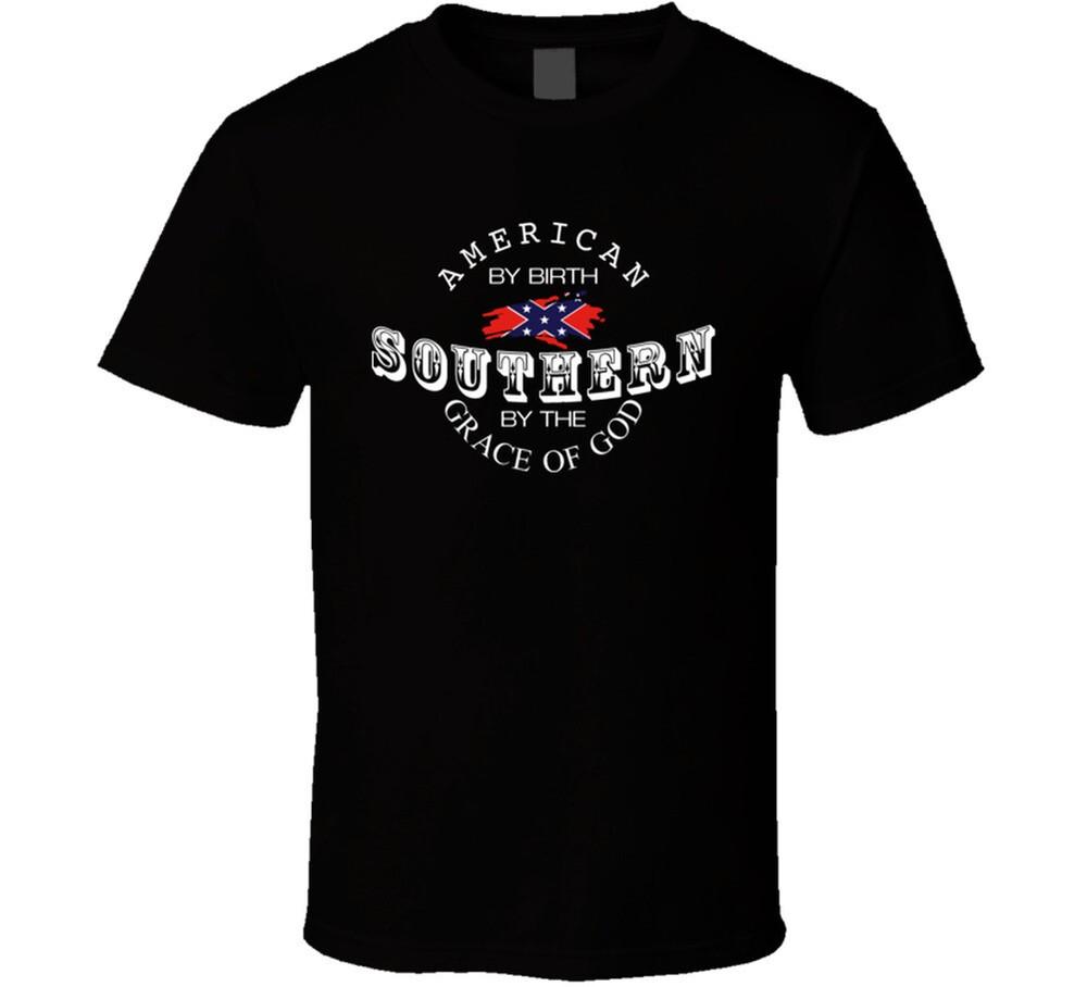 American By Birth Southern By The Grace Of God T Shirt