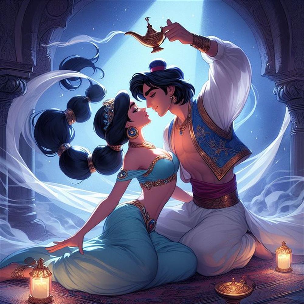 Disney Princess Beautiful Aesthetic Diamond Painting Cross Stitch 5D DIY Puzzle Art Mosaic Embroidery Home Decor Novelties Gift